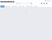 Tablet Screenshot of maschinendirekt.de